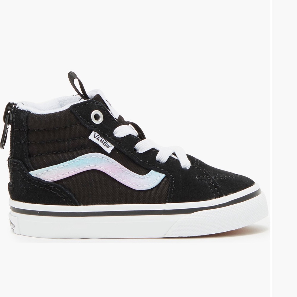 Vans kids filmore high top zip sneaker . Brand new never worn size 8 toddler